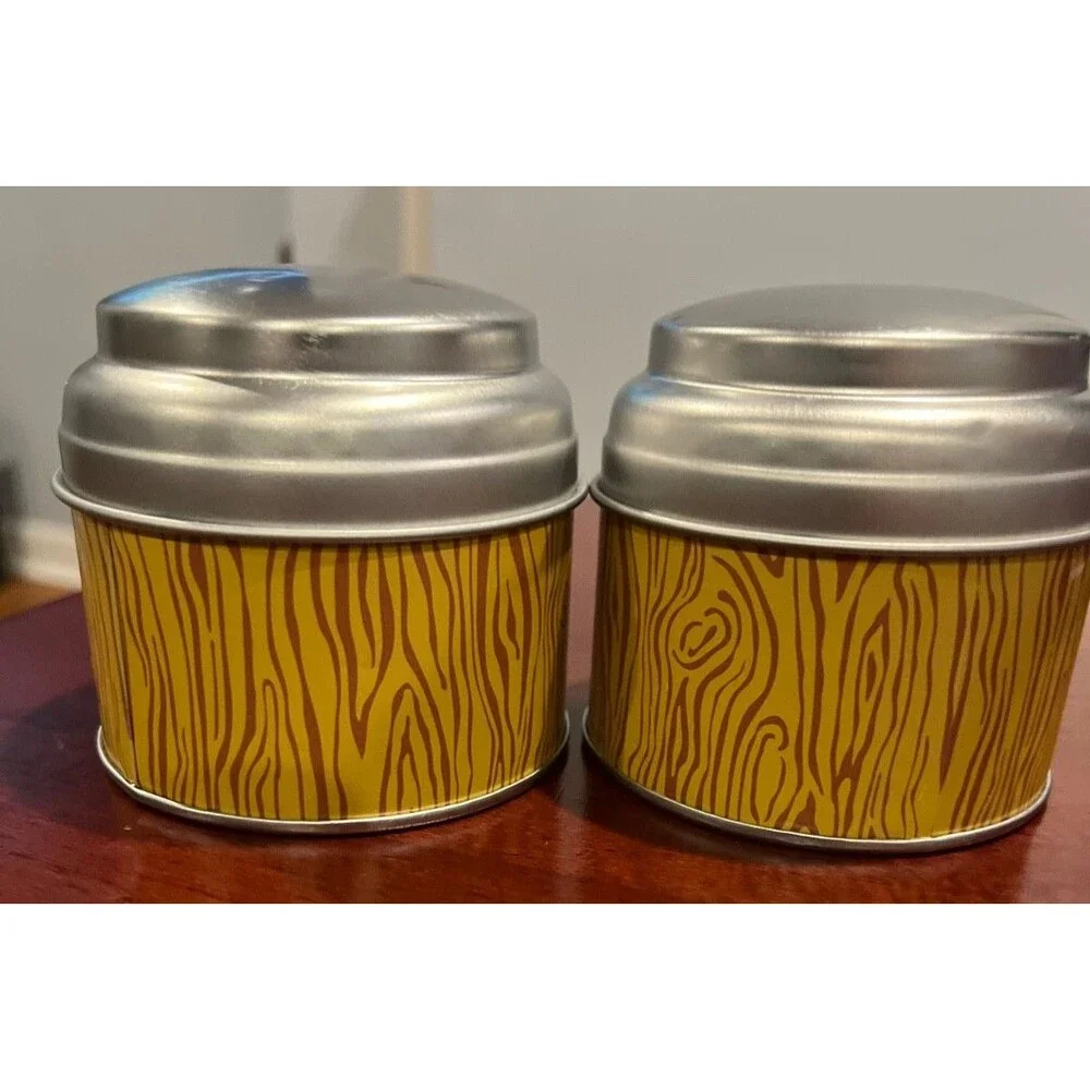 Cashmere Wood Plant Based Candles Set of 2 Scented Soy Woody Candles